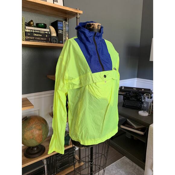 1990s Ocean Pacific Neon Windbreaker, Pullover, Men's L, Athletic, Lightweight - Picture 2 of 10